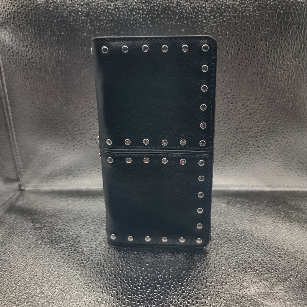 Michael Kors Astor Black Studded Leather Wallet